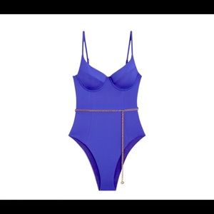 WeWoreWhat One Piece Bathing Suit - Sapphire Danielle